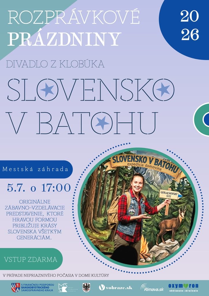 Rozprávkové prázdniny v Rimavskej Sobote - plagát