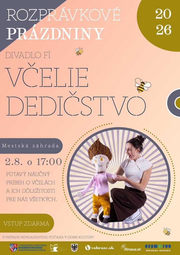 Rozprávkové prázdniny v Rimavskej Sobote - plagát