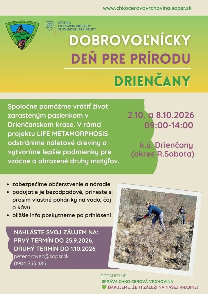 Dobrovoľnícky deň CHKO Cerova vrchovina