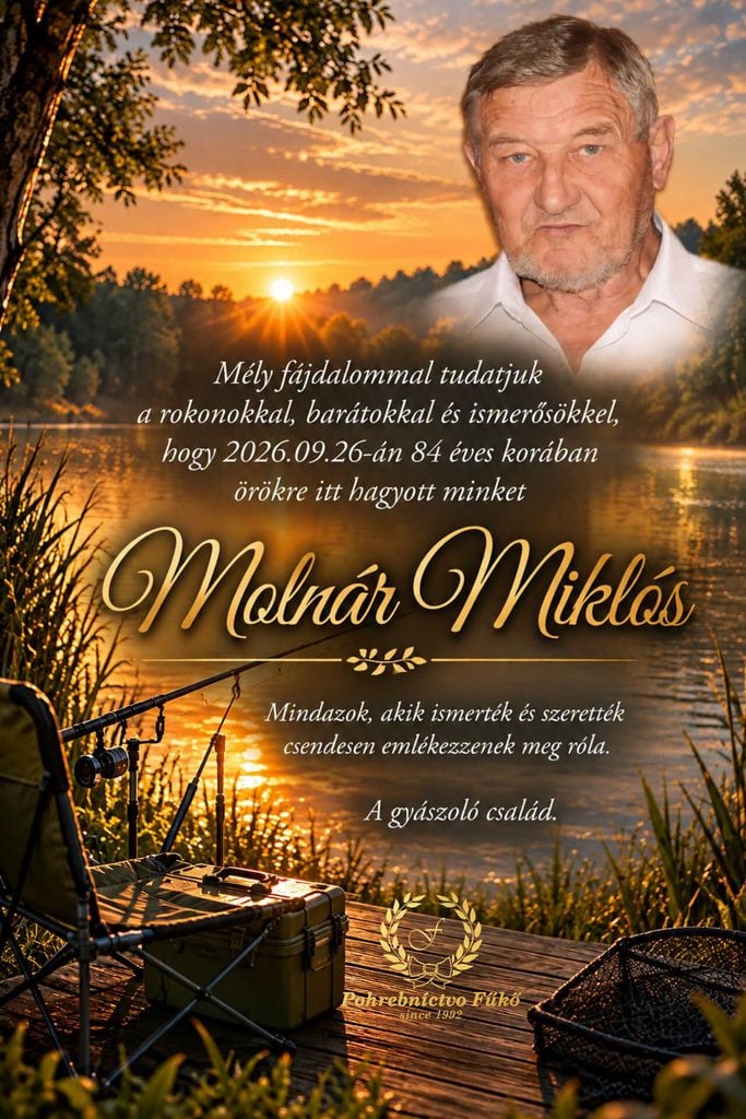 Parte Molnár Miklós, ktorý zomrel 26. septembra 2026 vo veku 84 rokov