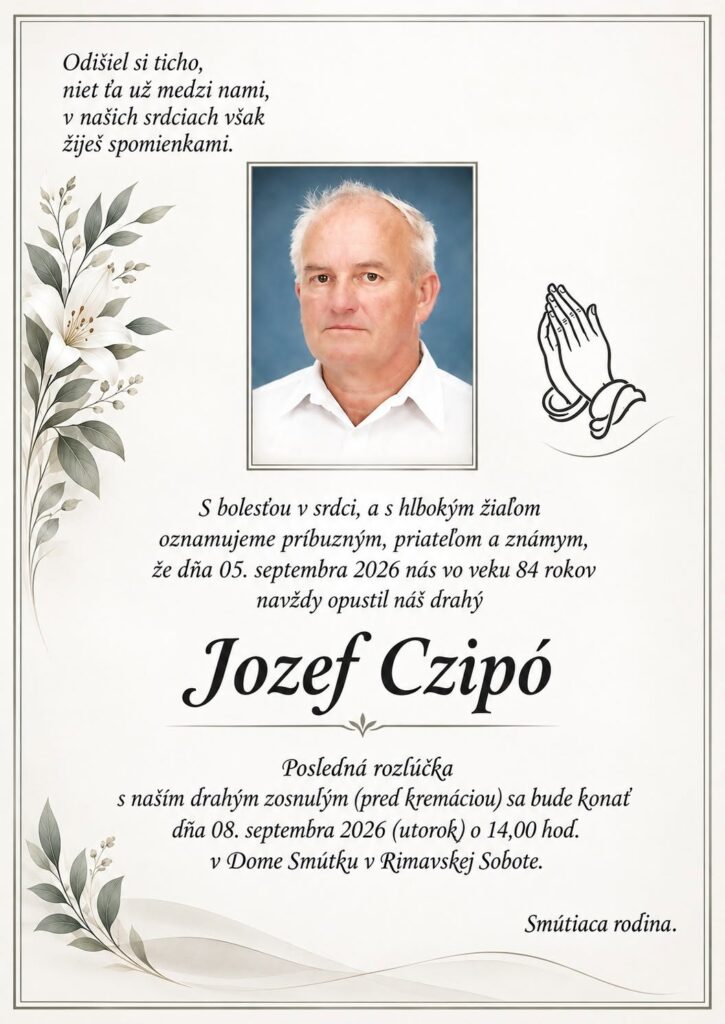 Parte - Jozef Czipó, Rimavská Sobota
