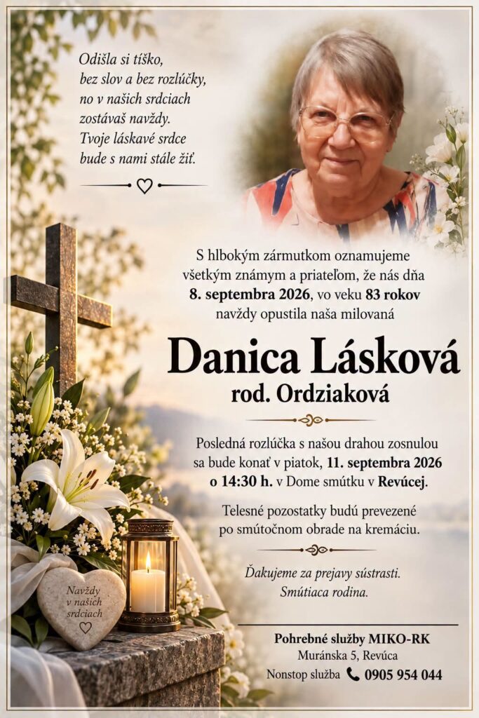 Parte - Danica Lásková rod. Ordziaková, Revúca