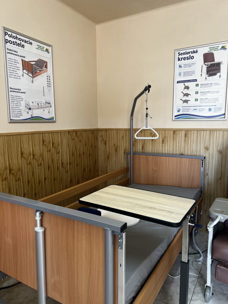 Zdravotnícke pomôcky pripravené na zapožičanie