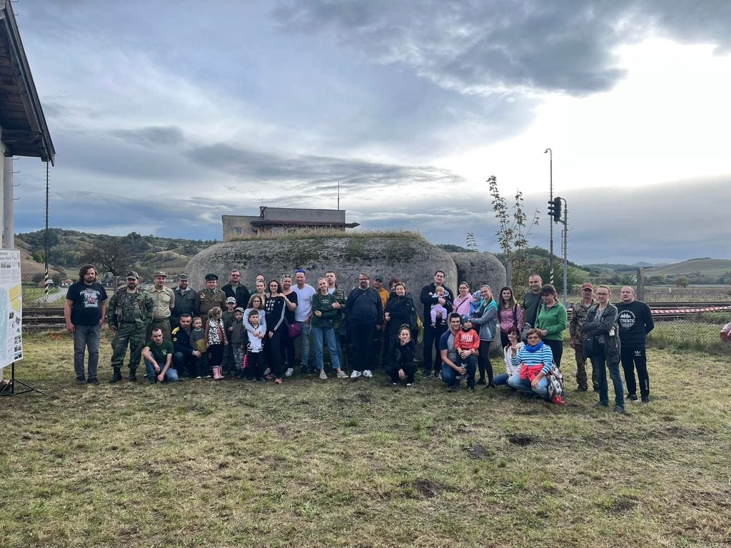 Spoločná foto svetlá nad bunkrami jesenské