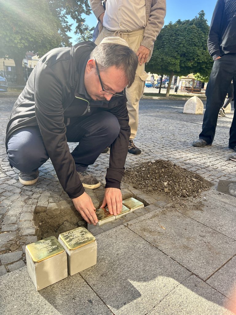 osdzanie stolperstein rimavská sobota Szántó