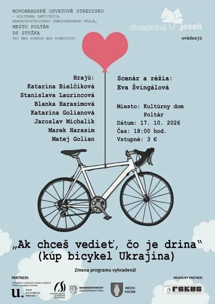 Kam na víkend: NOS, Poltár, divadlo