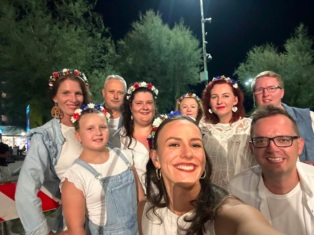 Členovia súboru MYSTIC Soul a cappella Rimavská Sobota na zahraničnej ceste.