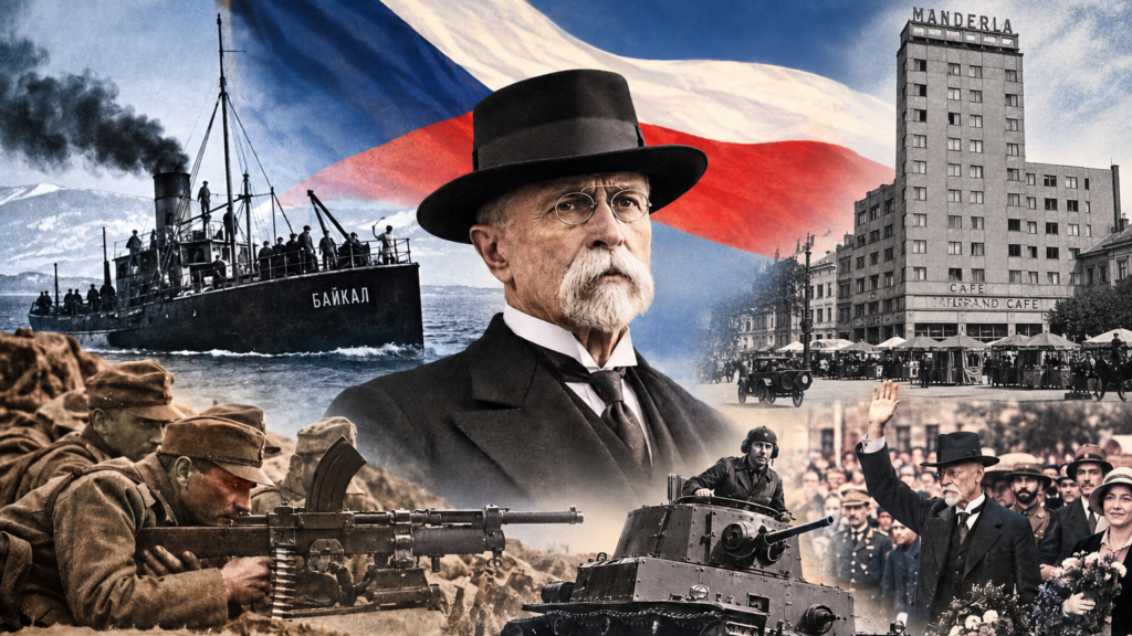 Prvá ČSR a jej história – československí legionári, prezident Masaryk a medzivojnové Československo