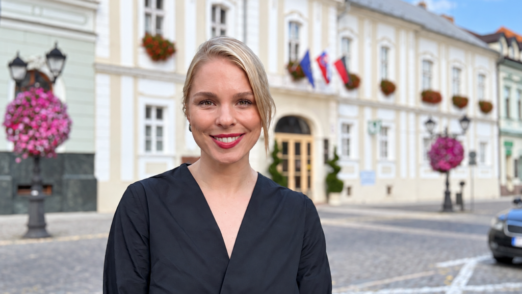 Europoslankyňa Veronika Cifrová Ostrihoňová v Rimavskej Sobote.