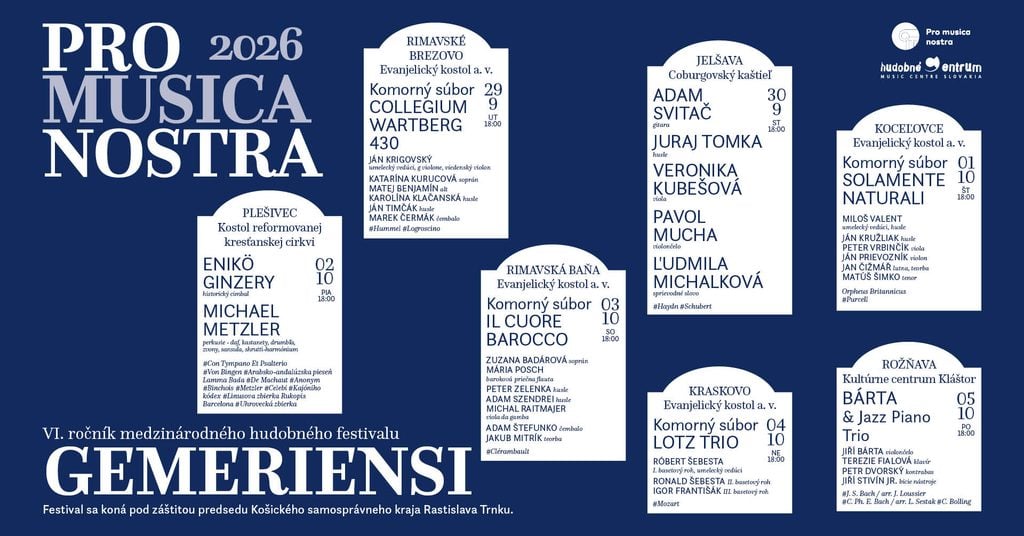 Pro Musica Nostra plagát