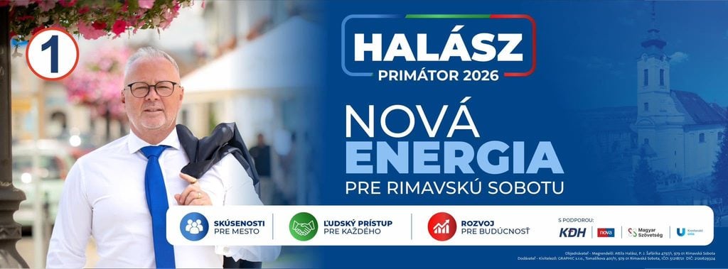 Attila Halász - kandidát na post primátora mesta RImavská Sobota