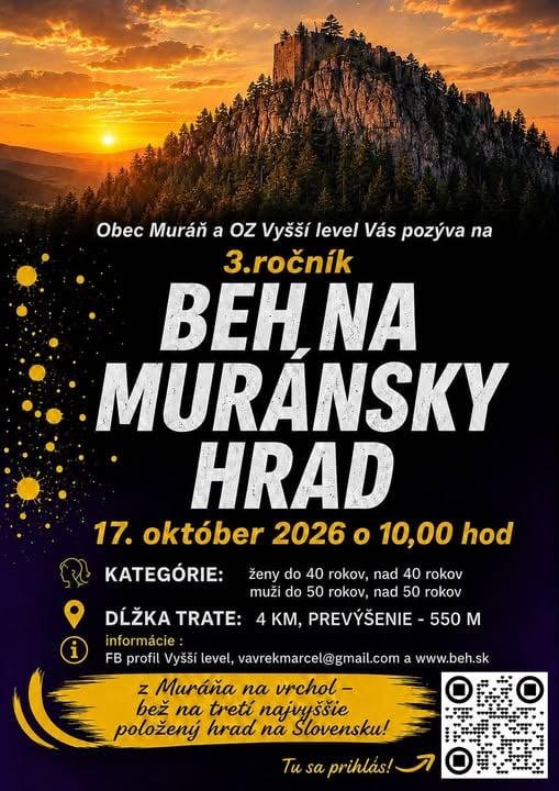 Kam na víkend - Beh na muránsky hrad