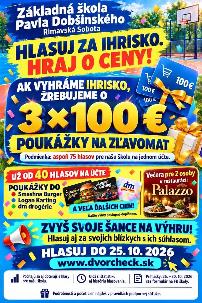 Dvorcheck Rimavská Sobota súťaž