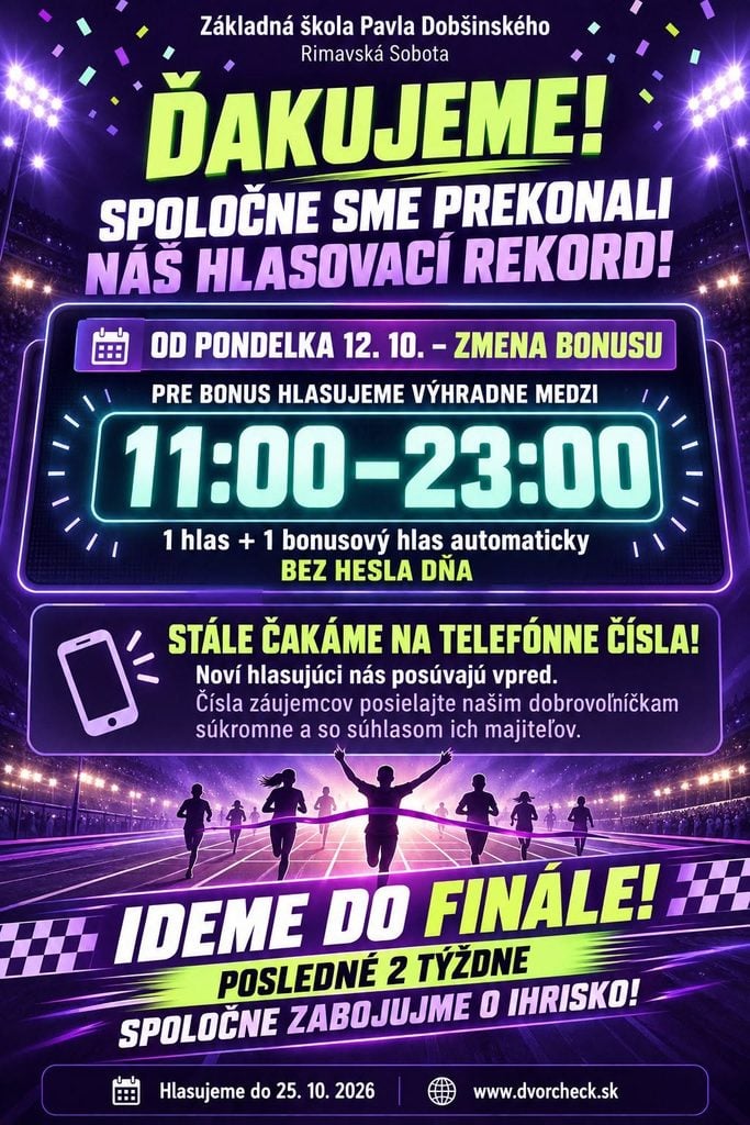 Dvorcheck Rimavská Sobota plagát