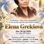 Smútočné oznámenie, Elena Grekšová