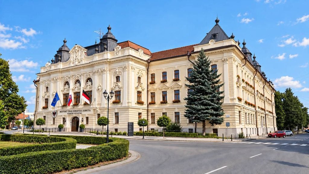 Vizualizácia župného domu v Rim. Sobote