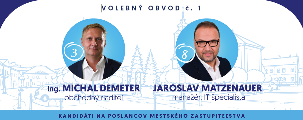 Kandidáti na poslancov do mestského zastupiteľstva