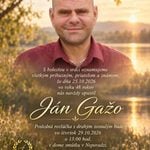 Smútočné oznámenie, Ján Gažo