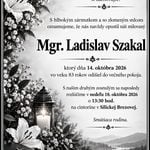 Mgr. Ladislav Szakal