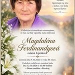 mútočné oznámenie, Magdaléna Ferdinandyová