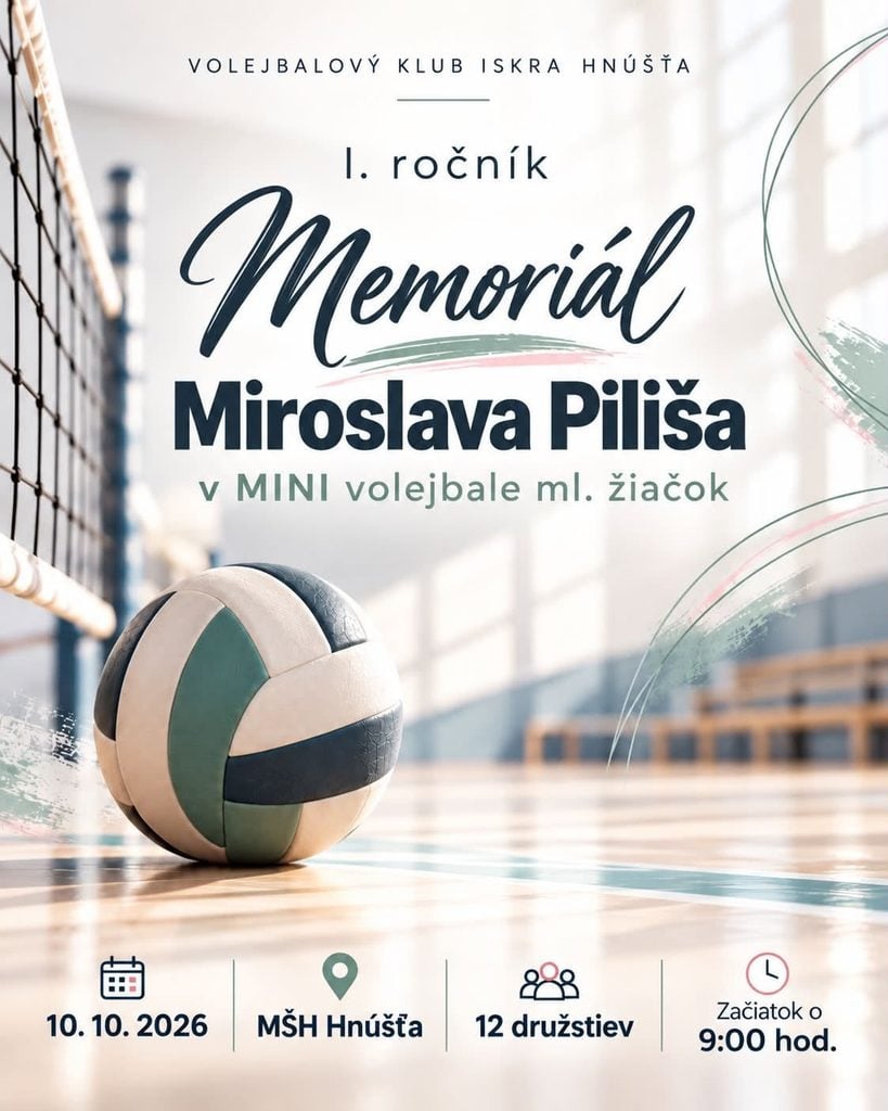 Tip na víkend: Memoriál Miroslava Piliša