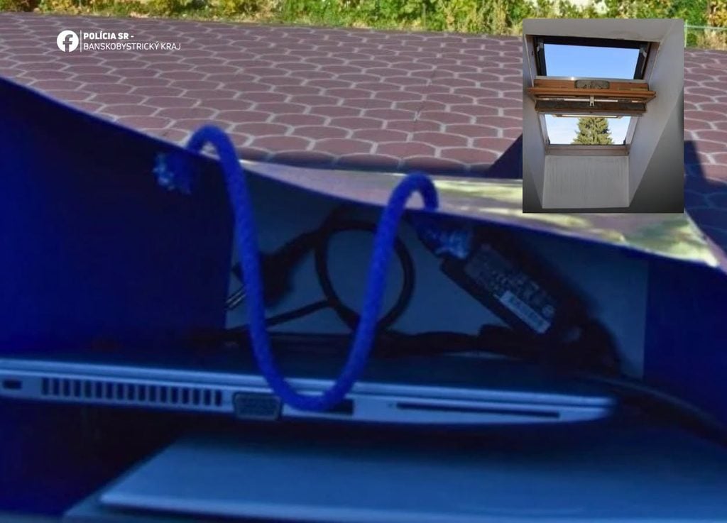 Notebook pri lúpeži