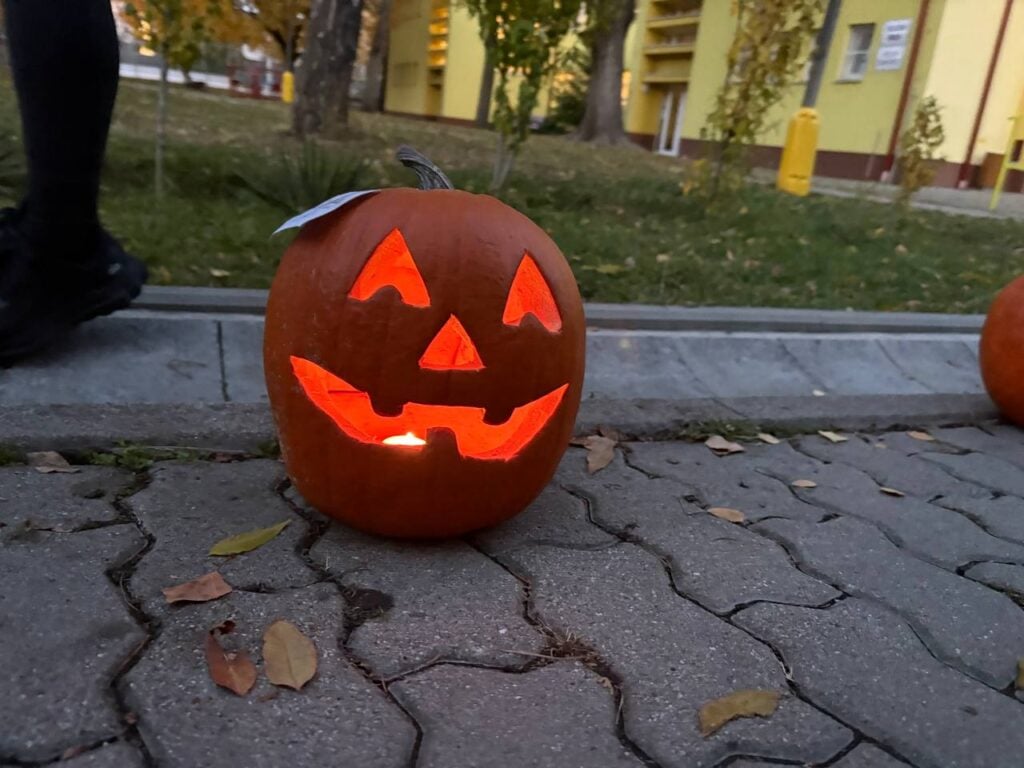 lampiónový sprievod v Rimavskej Sobote tekvica