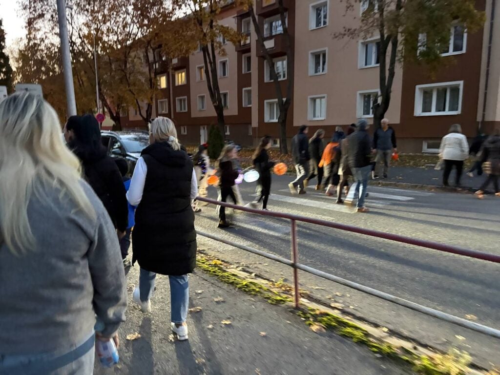 lampiónový sprievod v Rimavskej Sobote