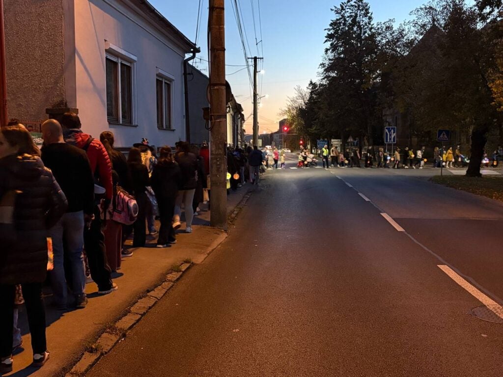 lampiónový sprievod v Rimavskej Sobote