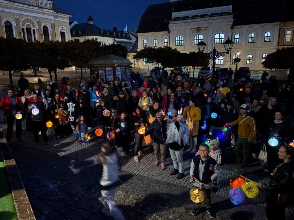 lampiónový sprievod v Rimavskej Sobote