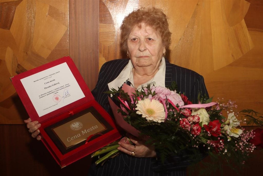 Piroska Gál, laureátka Ceny mesta Rimavská Sobota