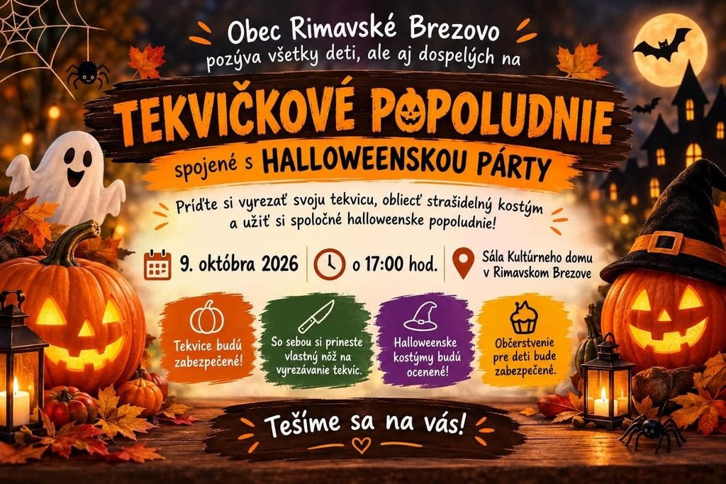 Tekvičková party v Rim. Brezove - tip na víkend